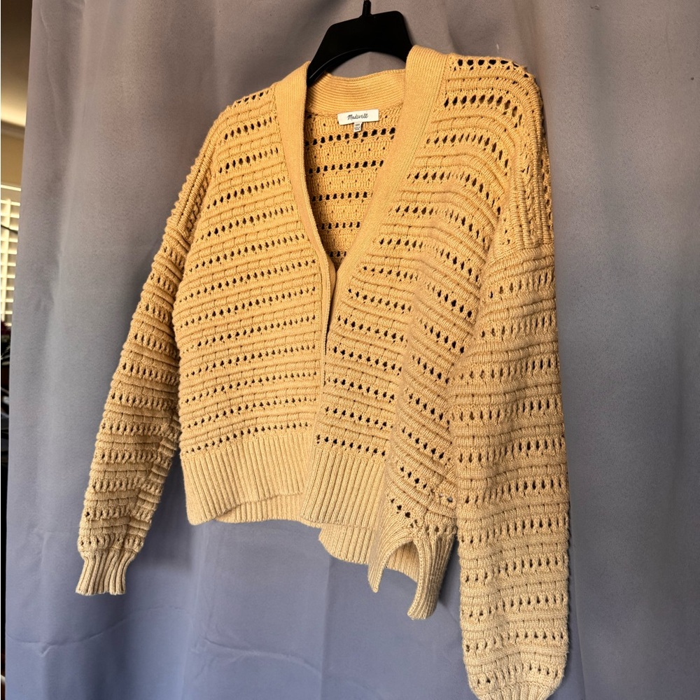 Madewell Camel Button-Up Cardigan - Picture 5 of 6